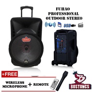 Fuhao FH-A15 Universal Professional Trolley Bluetooth Karaoke Speaker 15Inch