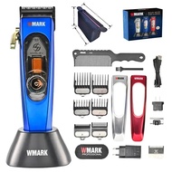 WMARK NG-9004 ปัตตาเลี่ยนไร้สาย บาร์เบอร์ มอเตอร์ Maglev 10000RPM ใบมีด DLC จอ LED พร้อมแท่นชาร์จ ชุ