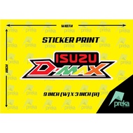 CUSTOM STICKER ISUZU DMAX THAILAND DESIGN