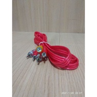 TRANSPARENT RCA CABLE 3x3 /audio-video 3WAY