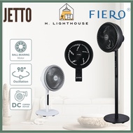 FIERO JETTO Air Circulator Fan 6" DC Motor Deka Stand Fan / Table Fan / Wall Fan Remote Control & To