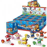 PAW Patrol Model Building Blocks Toy Transform Figures Bricks Toys for Kids Boys Blind Box PAW Patrol Toys Paw Patrol Mainan action figures JY