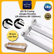 [BOX SET] LED T8 Casing LED T8 Fitting T8 LED Tube LED Single Casing 2ft 4ft 2 feet 4 feet Casing