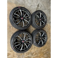 Rays Stratagia Pallas 19 Inch 5x114.3 Sport Rims Original Halfcut Made in Japan