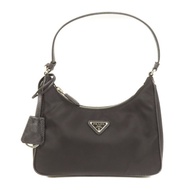 PRADA 尼龍Re-Edition 2005銀扣手挽袋