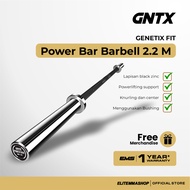 GENETIX FIT The POWER BAR Barbell 2. Special2M for Powerlifting Strong Bar, Fitness Barbell, Barbell