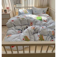Bedding set of 4 Piece cloud cotton with cute, soft cartoon patterns