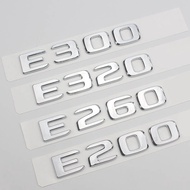 ALL 3d ABS Chrome Letters For Car Mercedes E43 E63 AMG E200 E220 E260 E300 E320 W213 W212 Logo Stick
