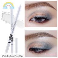 JUNE White Eyeliner Pencil Longlasting Smudge-proof Profile Pearlescent Charming