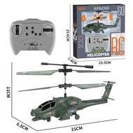 New remote-controlled Apache armed fighter Children's boy toy durable military airplane