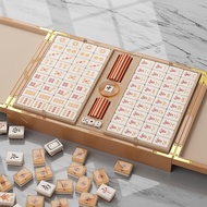High-end Souvenir Gift Box Creative Design Brand Mahjong Packaging Box Wooden Mahjong Box Gift Box Set