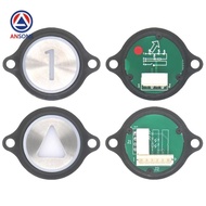 KDS50 KDS300 Black Border KONE Elevator Button Glossy Braille With Ear Ansons Elevator Spare Parts