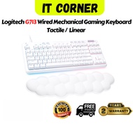 Logitech G713 Wired Mechanical Gaming Keyboard with LIGHTSYNC RGB Lighting, PC and Mac Compatible (T