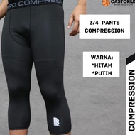 Men's Sportswear Men's Compression Pants 3/4 Tight Shorts Men's Short Pants Bb