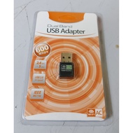 USB WIFI ADAPTER 600Mbps 150Mbps (2.4G + 5G)