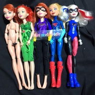 DCD DC comic super Hero girls Harley Quinn Batgirl supergirl 12” inch doll action figure