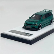 404 ERROR 1:64 Mitsubishi EVO 9-tin simulation static resin car model, children's festival gift toy,