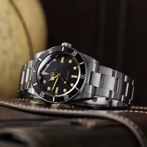 Watchdives WD7922 BB54 Watch VH31 Sweep Second Movement Sapphire Crystal 20bar Waterproof C3 Luminou