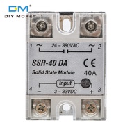 diymore 24V-380V 40A 250V SSR-40DA Solid State Relayโมดูล3-32V DCถึงAC SSR 40DA