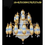 JUAL LAMPU HIAS GANTUNG KLASIK TURKI KUBAH MASJID UKURAN 150 CM MEWAH