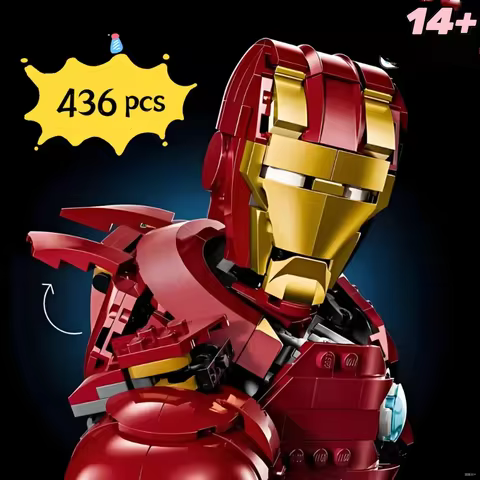 In stock 2025 Superhero MK4 Mech Suit Building Bricks Mech Warrior Building Block Set Compatible 763