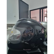 ZEUS HELMET ZS1200E CARBON FULL FACE DOUBLE VISOR