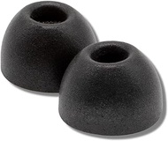 Comply TrueGrip Memory Foam Replacement Earbud Tips for Jabra 65T &amp; 75T Earphone Devices - Comfortable and Secure Fit, Black (Small, 3 Pairs)