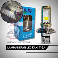 H4 three-legged main led headlights for Vixion, Scoopy, old, Byson, R25, Tiger, verza, cbr 150 old, 