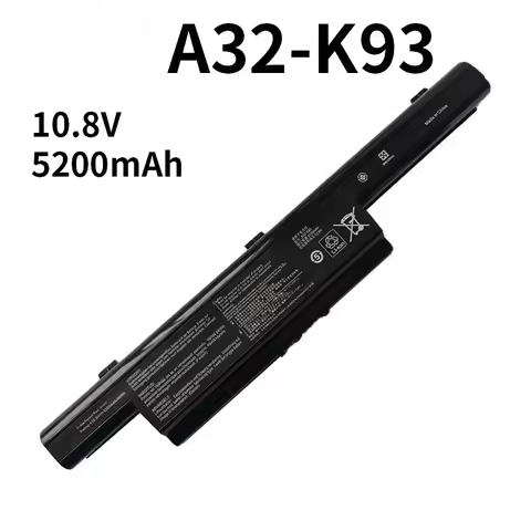 10.8V 5200mAh A32-K93 Laptop Battery For ASUS A95VM A93 A95V K93 A93SM K93SV K95VM A93S K95V A93SV