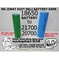 18650 battery to 20700 21700 case converter holder bracket adapter copper head vap e DOTmod aio AWT 