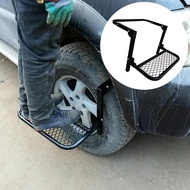 [PETSOLA] Tire Step Fits Any Tire From 10.63 Inches to 14.96 Inches Universal Folding Flat Tire Step