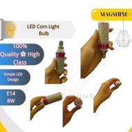 Simple Design Led Corn Light Bulb E14 8W 3colour