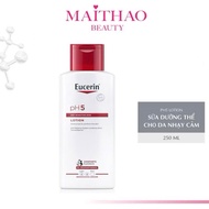 (Date 2027) Eucerin Sữa dưỡng thể pH5 Lotion dưỡng ẩm dành cho da nhạy cảm 250ml
