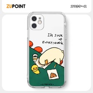 Case Compatible for iPhone 15 14 13 12 11 Pro Max SE 2020 X XR XS ip 8 7 Plus Duck Cute Funny Cartoon Anime Shockproof Clear Soft Transparent Phone Cover XYP128