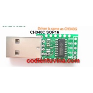 Circuit CH340 C SOP16 USB TO TTL (Driver same as CH340G) and Circuit CH340 E MSOP10 USB to TTL