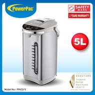 PowerPac Electric Airpot 5L with 2-way Dispenser and Reboil (PPA70/5)