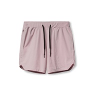 ASRV men's shorts with slits and convenient pocket zipper design