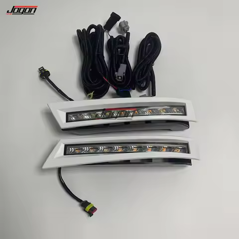 Daytime Running Light For Toyota Hilux Fortuner AN150 AN160 2015–2021 Auto Fog Lamp Daylight LED Hea