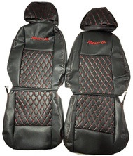 🔥ส่งฟรี🔥 1 คู่ ชุดหุ้มเบาะรถยนต์ ขนาดตรงรุ่น TOYOTA MIGHTY-X  VIP 5D  (N/LINE 2)