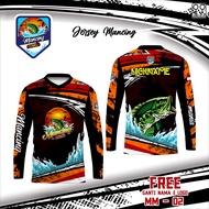 Jersey kaos mancing baju mancing mania terbaru lengan panjang