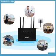 ✼ Romantic ✼  WIFI Router Modem RJ45 WAN LAN 4G CPE Router 4G WIFI Router 300Mbps with SIM Card Slot Wireless Internet Router for Home/Office