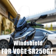 New For VOGE SR250GT Accessories Windshield Sports Windscreen Wind Deflector Fit VOGE SR250GT SR250 