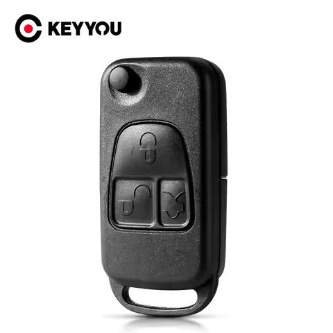 KEYYOU Free Shipping For Benz W168 W124 W202 W203 A C E ML C CL S SL SEL SLK E113 For Mercedes Flip