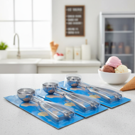 Stainless Steel Ice Cream Scoop, Silicone Molder, Air Fryer, and Piping Tip Set: The Ultimate Baking