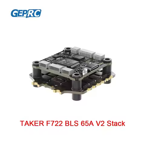 GEPRC TAKER F722 BLS 65A V2 STACK Flight Controller with 65A 4IN1 ESC Analyze Record Flight Data Plu
