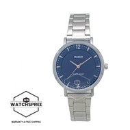 [Watchspree] Casio Ladies Analog Stainless Steel Band Watch LTPVT04D-2A LTP-VT04D-2A
