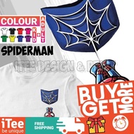 Baju Superhero Spiderman Pocket Shirt Tops Kid T Murah Fashion Style Tshirt Women Cotton Kids Girl C
