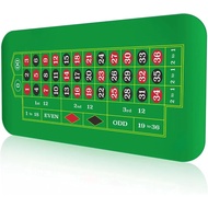 60x120cm Professional Casino Roulette Tabletop Layout Mat Non Slip Rubber Roulette Table Top Mat for