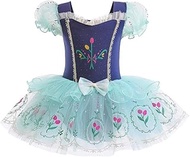 Princess Anna Ballet Dress Ballerina Costume for Toddler Girls, Frozen Ballet Dress Tutu Dance Dress