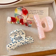 Taiwan Ready Stock French Retro Acetate Small Grab Clip Female Summer Coil Hair Headdress High Tempe